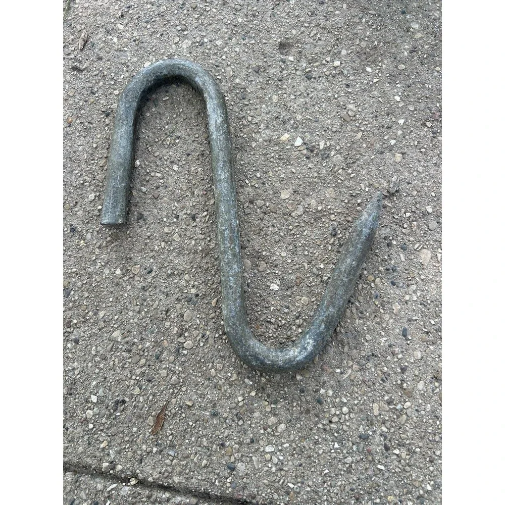 Vintage 9 Inch Meat S Hook Heavy Duty Steel Butcher Hooks for Hanging Beef